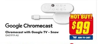 Chromecast with Google TV - Snow