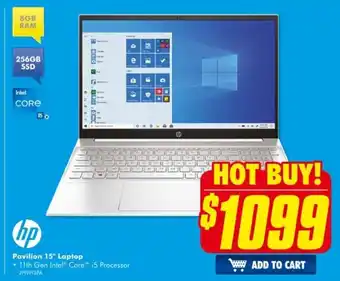 The Good Guys HP Pavlion 15"Laptop offer