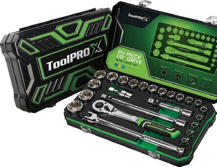 SuperCheap Auto Toolpro-x 24 pce 1/2” dr socket set offer