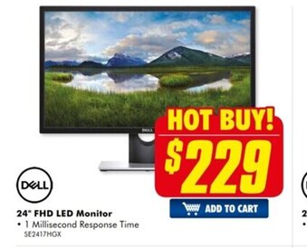 The Good Guys Dell 24" FHD LED Monitor offer