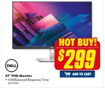 The Good Guys Dell 27" FHD Monitor offer