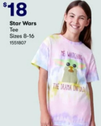 BIG W Star Wars Tee offer