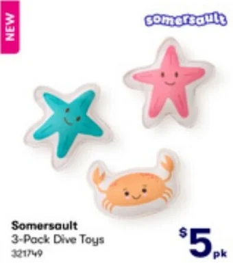 BIG W Somersault 3-Pack Dive Toys offer