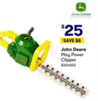 BIG W John Deere Play Power Clipper offer