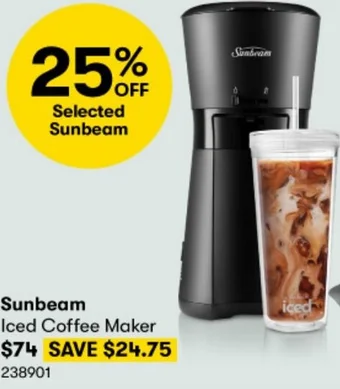 BIG W Sunbeam Iced Coffee Maker offer