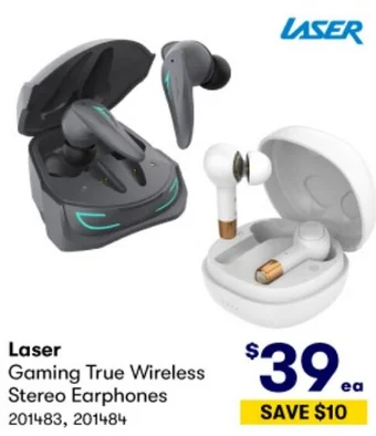 Laser Gaming True Wireless Stereo Earphones
