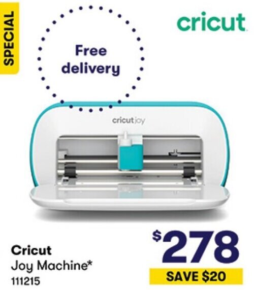 BIG W Cricut Joy Machine offer