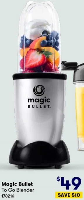 BIG W Magic Bullet To Go Blender offer