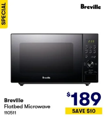BIG W Breville Flatbed Microwave offer