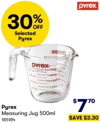 BIG W Pyrex Measuring Jug 500ml offer