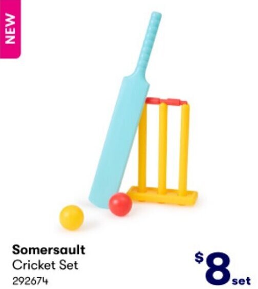 BIG W Somersault Cricket Set offer