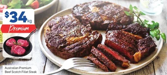 Foodland Australian Premium Beef Scotch Fillet Steak offer