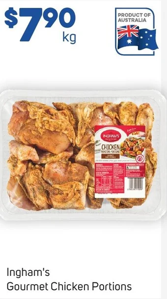 Foodland Ingham's Gourmet Chicken Portions offer