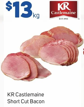 Foodland KR Castlemaine Short Cut Bacon offer