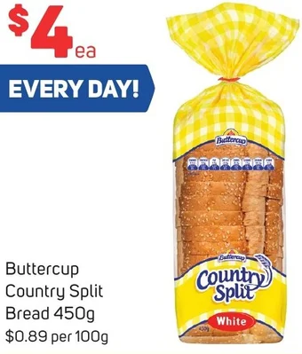 Buttercup Country Split Bread 450g