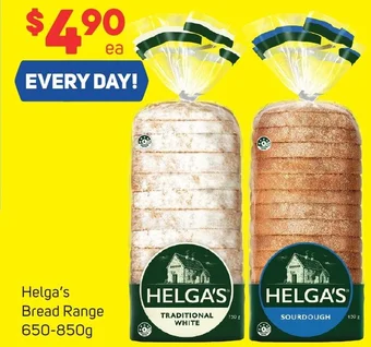 Foodland Helga's Bread Range 650-850g offer