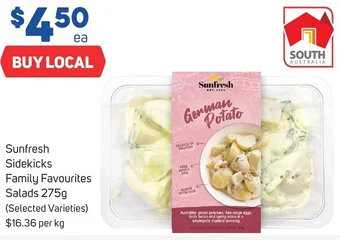 Foodland Sunfresh Sidekicks Family Favourites Salads 275g offer