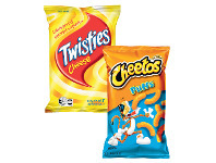 Coles Twisties, Burger Rings or Cheetos Snacks 80g-90g offer
