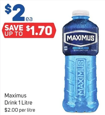 Foodland Maximus Drink 1 Litre offer