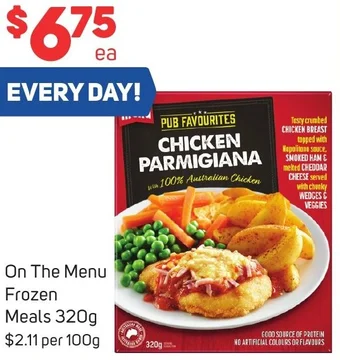 Foodland On The Menu Frozen Meals 320g offer