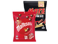 Foodworks Mars or Skittles Share Bags 132-216g offer