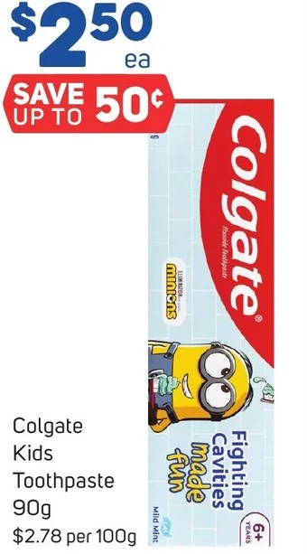 Foodland Colgate Kids Toothpaste 90g offer
