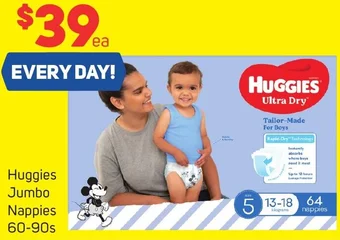 Foodland Huggies Jumbo Nappies offer
