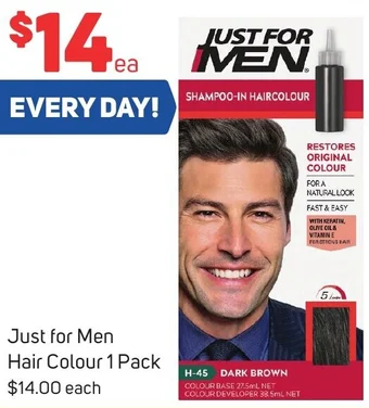 Foodland Just for Men Hair Colour 1 Pack offer