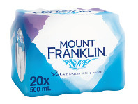 Foodworks Mount Franklin Still Water 20 Pack x 500ml offer