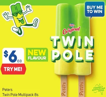 Foodland Peters Twin Pole Multipack 8s offer