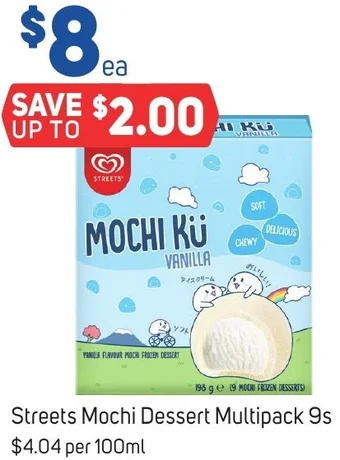 Foodland Streets Mochi Dessert Multipack 9s offer
