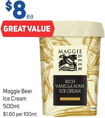Foodland Maggie Beer Ice Cream 500ml offer