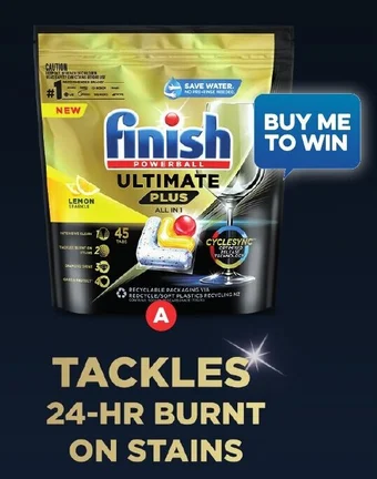 Foodland Finish Ultimate Plus Dishwasher Tablets Lemon 45 Pack offer