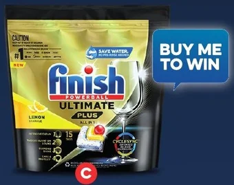Foodland Finish Ultimate Plus Dishwasher Tablets Lemon 15 Pack offer
