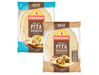 Coles Mission Pita Pocket 420g offer