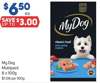 Foodland My Dog Multipack 6 x 100g offer