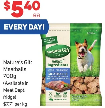Foodland Nature's Gift Meatballs 700g offer