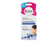 Veet Face Easy Grip Precision Wax Strips for Sensitive Skin 20 Pack