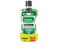 Discount Drug Stores Listerine Mouthwash Teeth Defence 1 Litre + Bonus 500ml offer