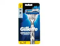 Discount Drug Stores Gillette Mach 3 Turbo Razor Handle & 2 Blades Refill offer