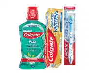 Foodworks Colgate Toothpaste 110/120g, Toothbrush 1 Pack or Mouth Wash 500ml offer