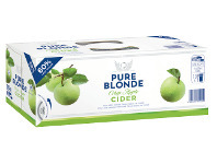 Pure Blonde Cider Can 375ml (10 Pack)