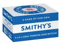 Liquorland Smithy's Dry Lager Bottle 330ml offer