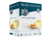 Liquorland Berri Fresh Dry White Cask 5Lt offer