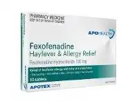 Chemist Discount Centre ApoHealth Fexofenadine Hayfever & Allergy Relief 10 Tablets offer