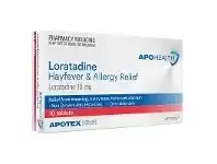 Chemist Discount Centre ApoHealth Loratadine Hayfever & Allergy Relief 10 Tablets offer