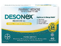 Chemist Discount Centre Desonex Hayfever Relief 40 Tablets offer