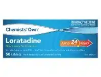 Discount Drug Stores Chemists' Own Loratadine 50 Tablets offer