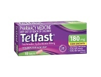 Chemist Discount Centre Telfast Hayfever & Allergy Relief 180mg 10 Tablets offer