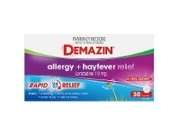 Chemist Discount Centre Demazin Allergy + Hayfever Relief 30 Tablets offer